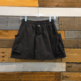 Black Cargo Skort