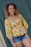 Whimsy Floral Top