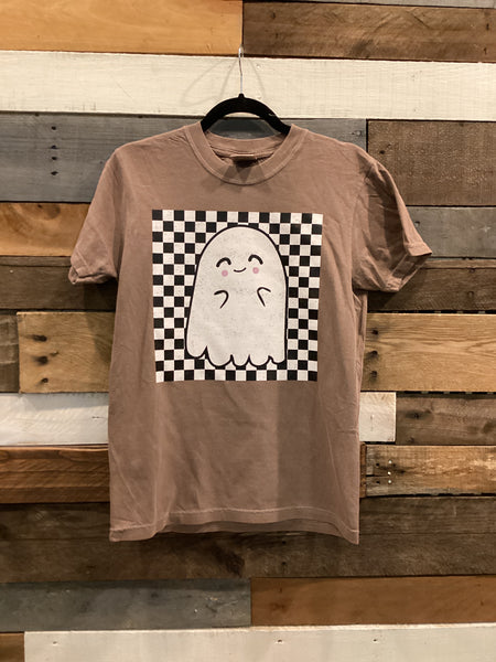 Checkered Ghost Tee