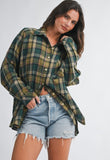 The Andi Flannel in Green