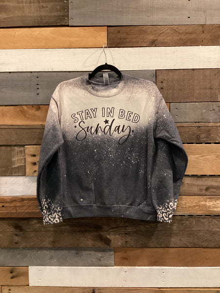 Stay in Bed Sunday Sweatshirt