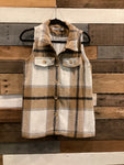 Snuggly Plaid Vest