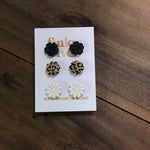 Finley River Leopard Flower Trio