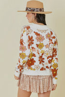 Fall Flowers Sweater