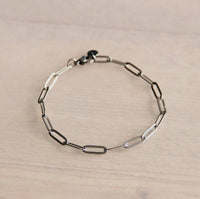 D-Chain Bracelet- Silver Color