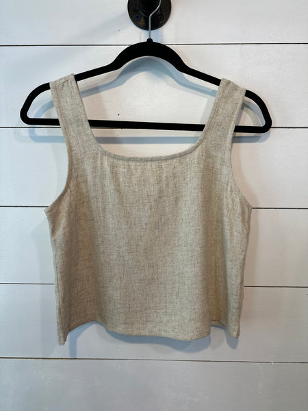 Oatmeal Linen Tank