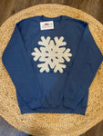 Chenille Snowflake Crewneck Sweatshirt