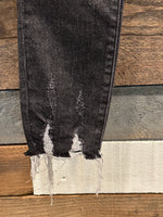 Risen Black Mid Rise Skinnies