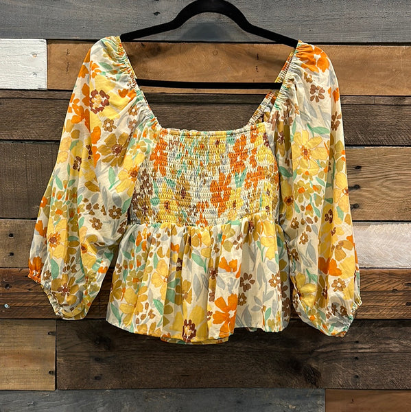 Whimsy Floral Top