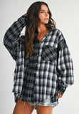 Noelle Flannel in black