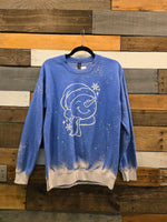 Snowman Bleached Sweatshirt