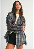 Willow Flannel in Chocolate