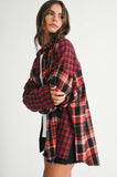 Noelle Flannel in Red