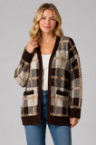 Winter Plaid Cardigan