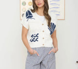 Nautical Cardigan