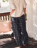 Checkered Barrel Denim