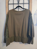 Olive Oversized Sweatshirt