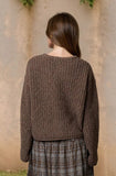 Marled Coffee Cardigan
