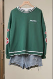Merry CHRISTMAS Sweatshirt in green