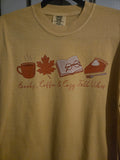 Books, Coffee, Cozy Fall Vibes Tee