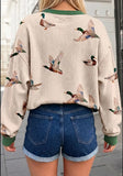 Ribbed Mallard Pullover