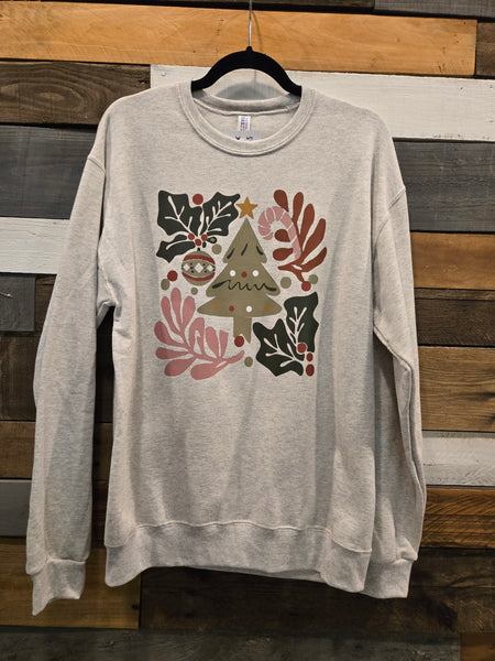 Boho Christmas Tree sweatshirt