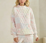 Spring Quilted Sweatshirt