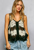 Crochet Flowy Tank