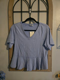 Mineral Wash Peplum
