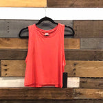 Poppy Cropped Athletic Tank