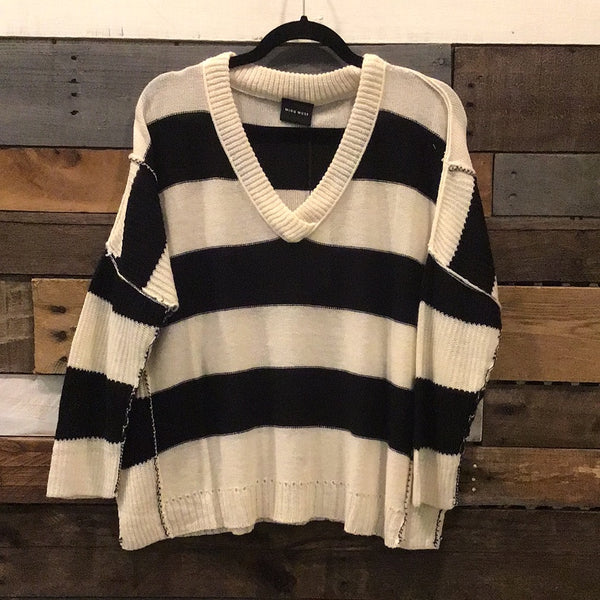 Stripes and Stitches Sweater