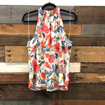 Floral Flutter Tank