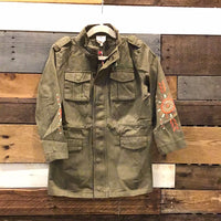 Girl’s Embroidered Military Jacket