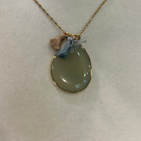 Teal Agate Necklace
