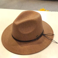 Vegan Felt Panama Brim Hat
