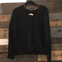 Straight Line sweater in Black