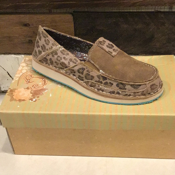 Very G Millie Slides in Taupe Leopard