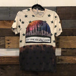 Stars Cannot Shine bleached tee